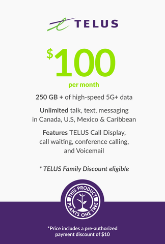 250 GB - $100 (Financing - Zero Upfront Premium) - greenmobile.com