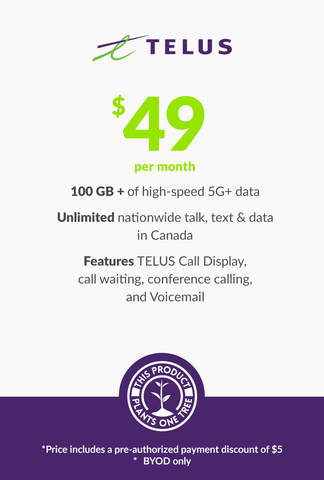 100 GB - $49 (new activations) - greenmobile.com