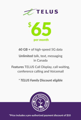 60 GB - $65 ( Telus