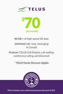 80 GB - $70 (Standard Financing)