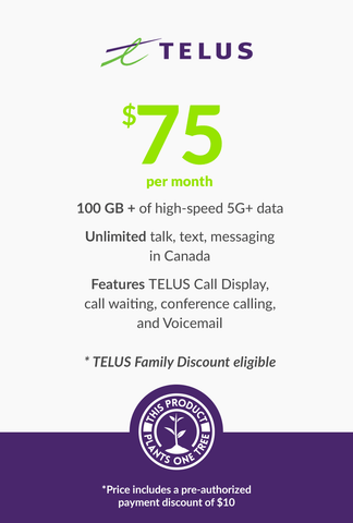 100 GB - $75 (New Activations and Renewals) - greenmobile.com