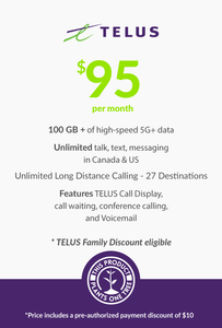 175 GB - $95 (Premium Financing) - greenmobile.com